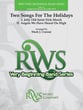 Two Songs for the Holidays Concert Band sheet music cover